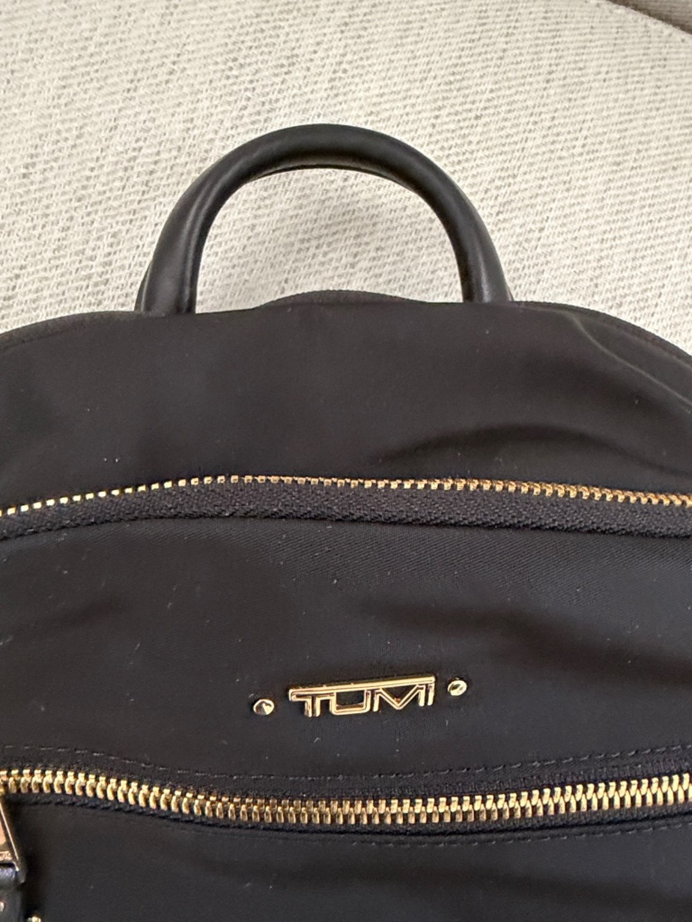Tumi Black Nylon Backpack - Picture 3 of 12
